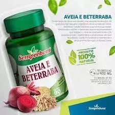 Aveia e Beterraba 90 cápsulas - 400mg