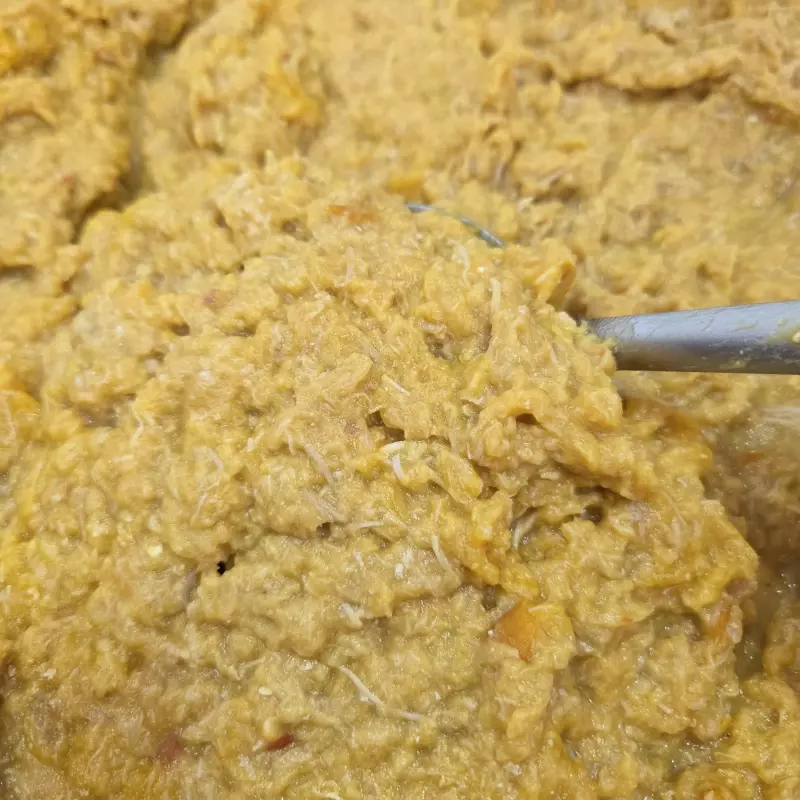 Escondidinho de frango com aipim