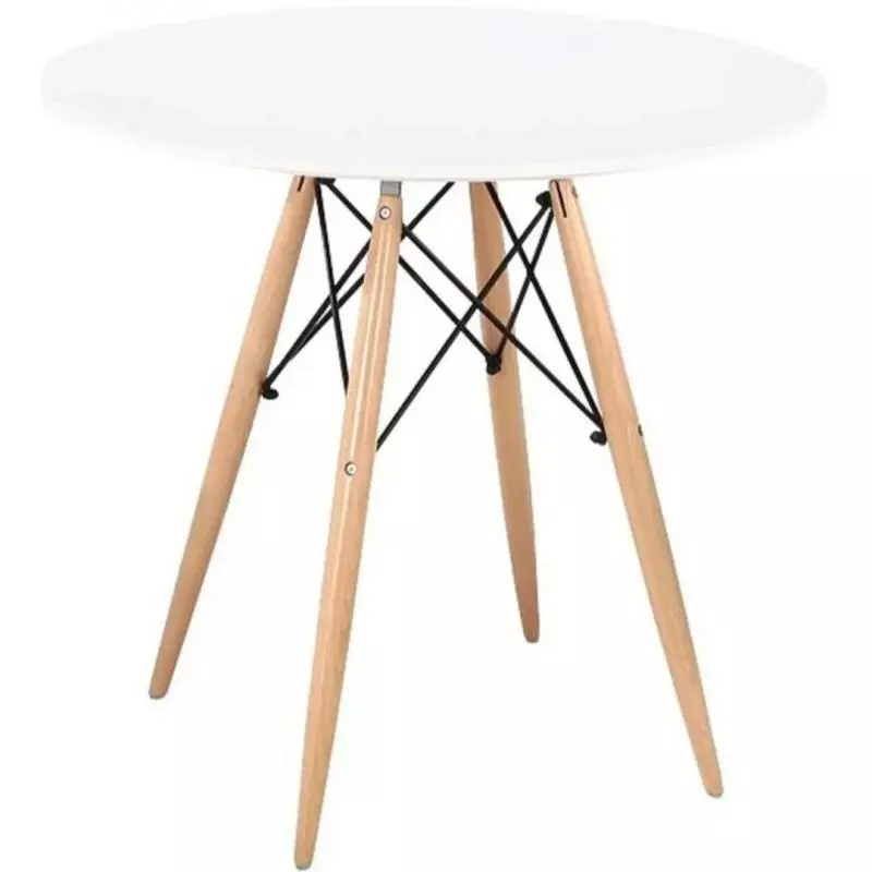 Mesa Eames 80 cm Blanco