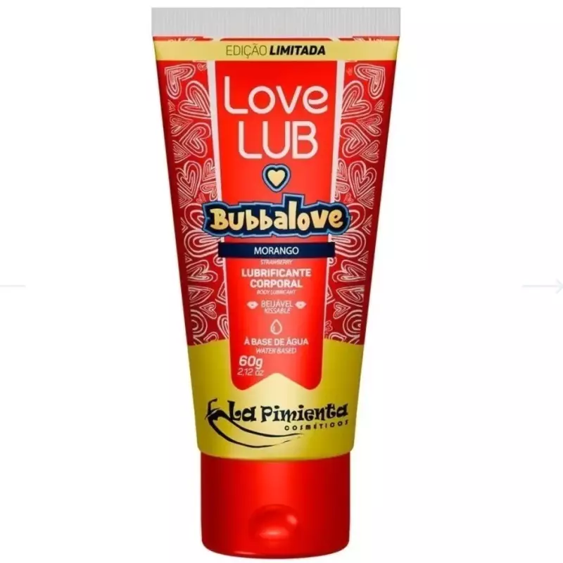 LUBRIFICANTE BUBBALOVE MORANGO
