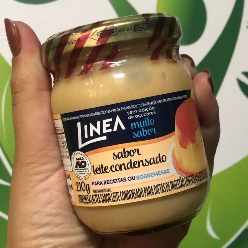 Leite condensado zero açúcar Linea