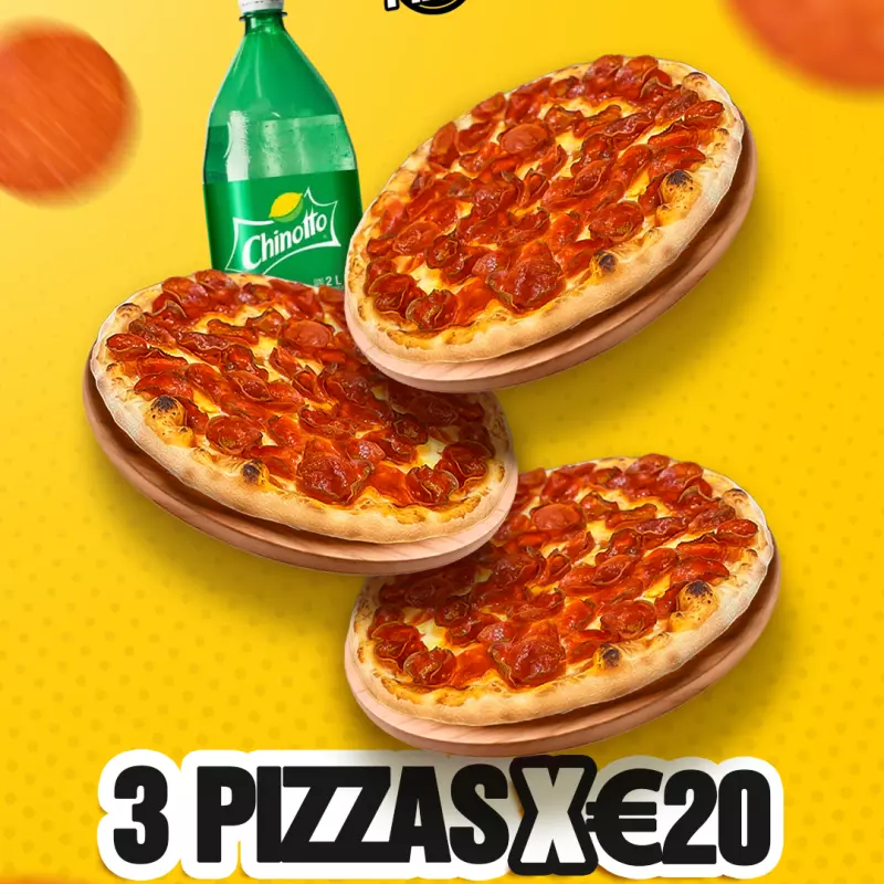 PROMO TRIO PEPPERONI + REFRESCO 2 L