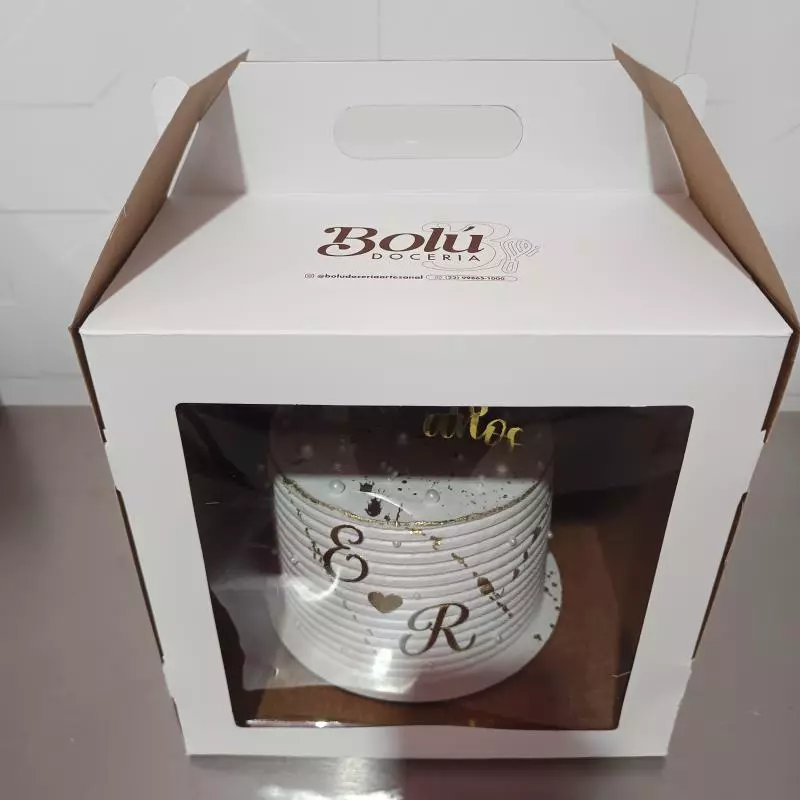 Caixa para bolos ( P )