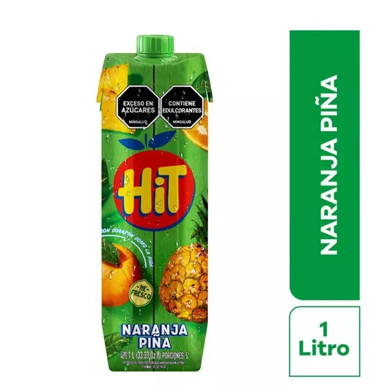 jugo Hit Naranja Piña 1000mL
