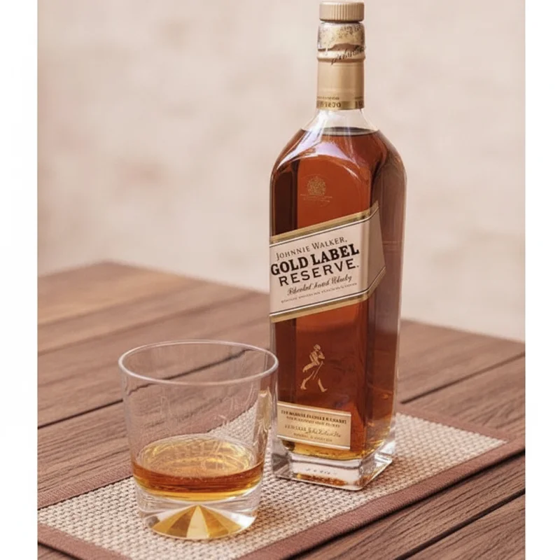 walker whisky gold label