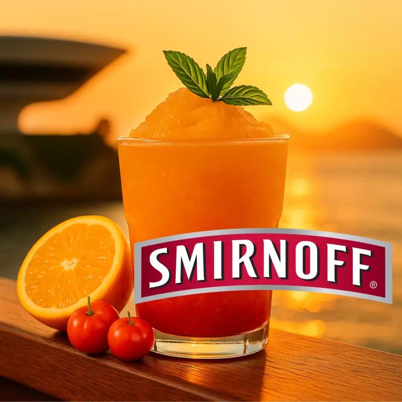 Frozen de Laranja e Acerola - 500 ml