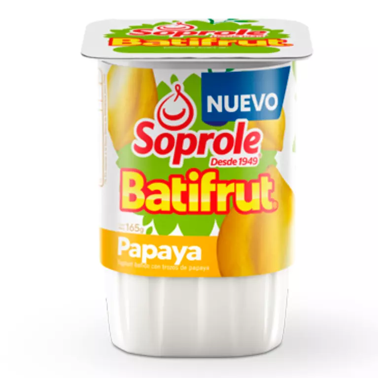 Yoghurt Batifrut trozos papaya