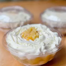 Pavê de Pêssego Low carb