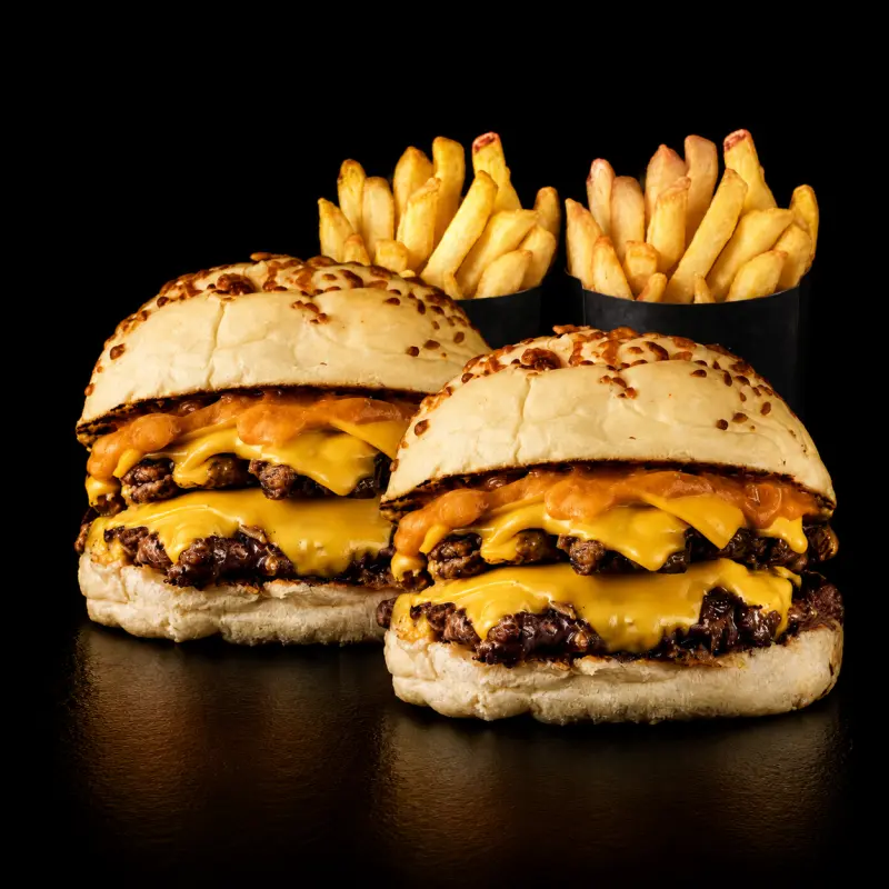 2 Buenarda Doble + Papas