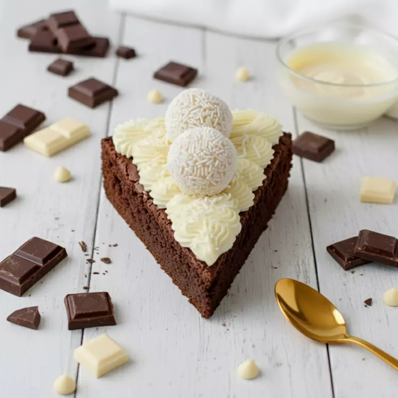 Pizza Brownie Brigadeiro Branco