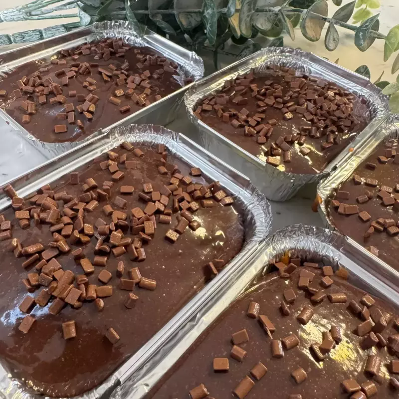 Caseirinho de cenoura com brigadeiro