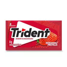 CHICLETE TRIDENT MORANGO