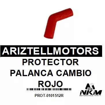 PROTECTOR PALANCA CAMBIO ROJO