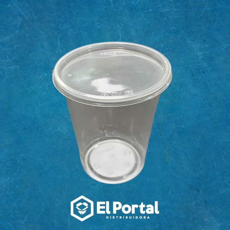 Pote  32 Oz con tapa x 25 unidades