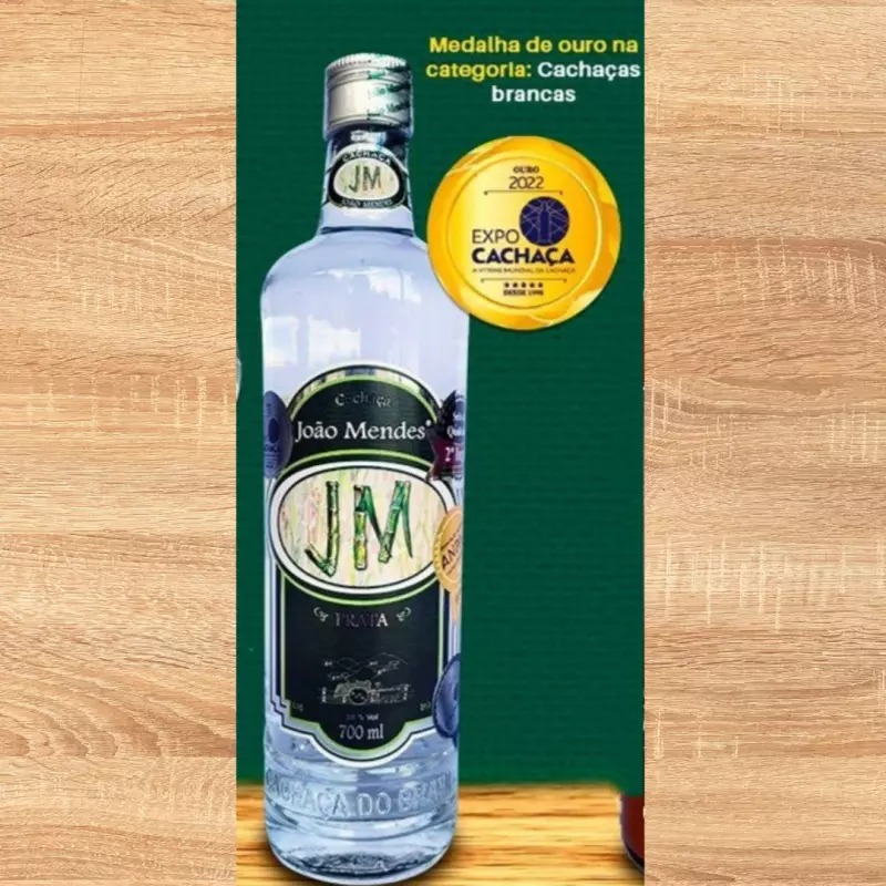 Cachaça Prata João Mendes 670ml🥇🥇🥇