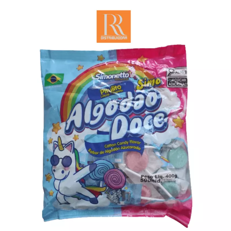 Pirulito SIMONETTO ALGODÃO DOCE