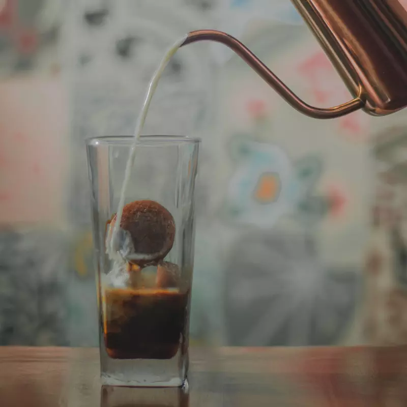 Vainilla iced Cubed Latte