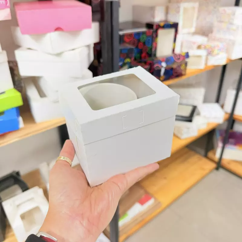 Porta Taza Blanco Con Acetato