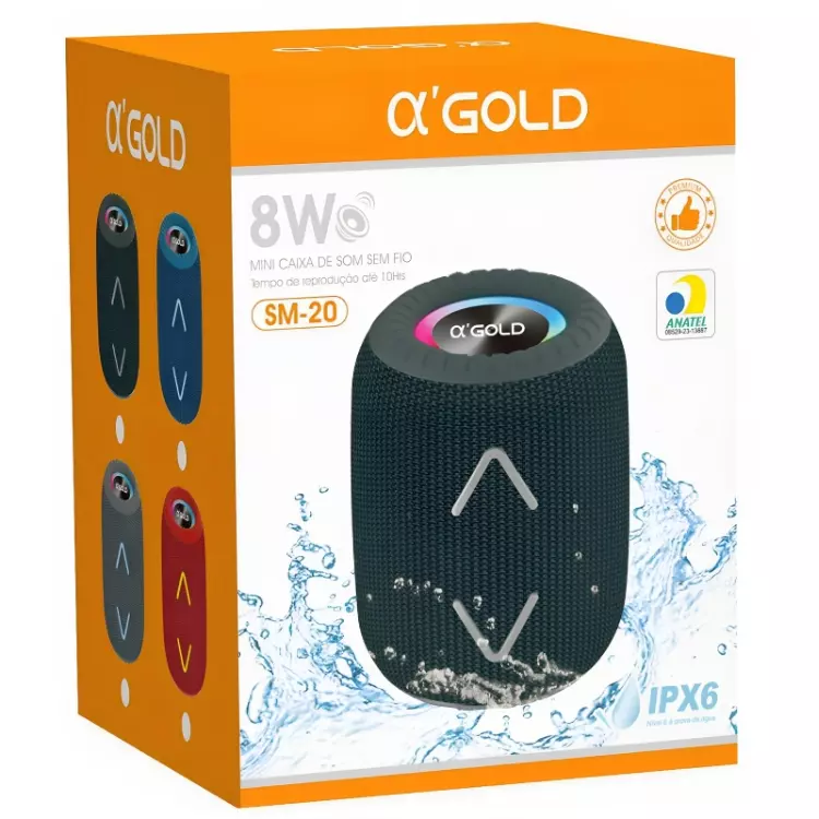CAIXA DE SOM GOLD SM-20