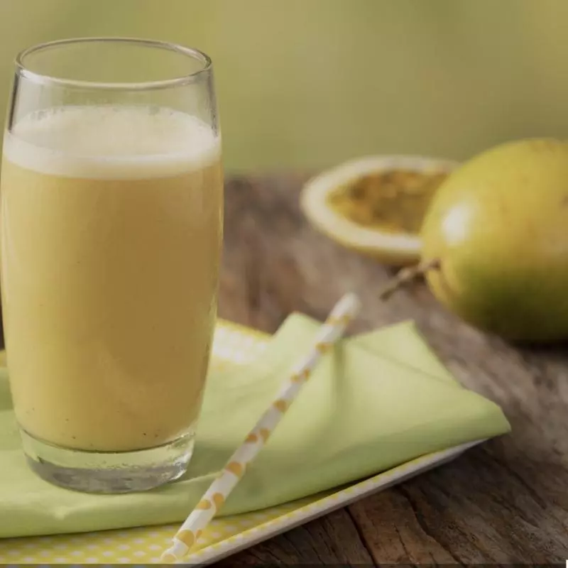 Suco natural 300ml maracuja c/Leite