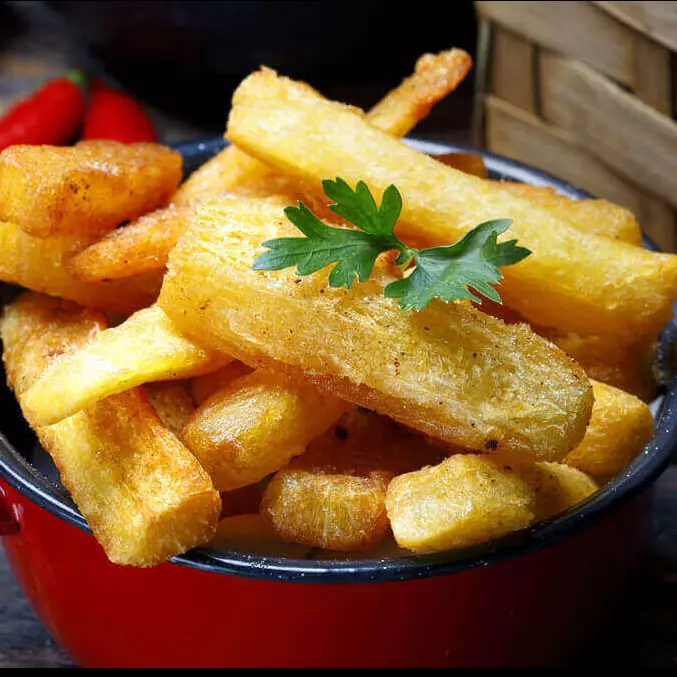 Mandioca frita