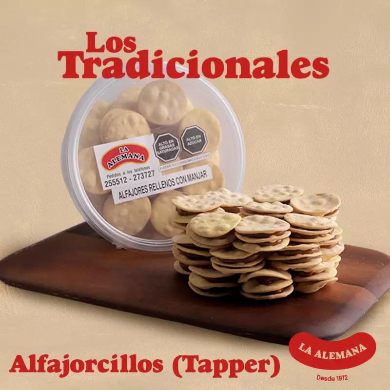 MINI ALFAJOR CON MANJAR LA ALEMANA
