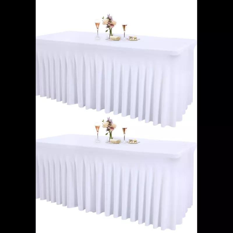 Renta Rectagulare Manteles con falda