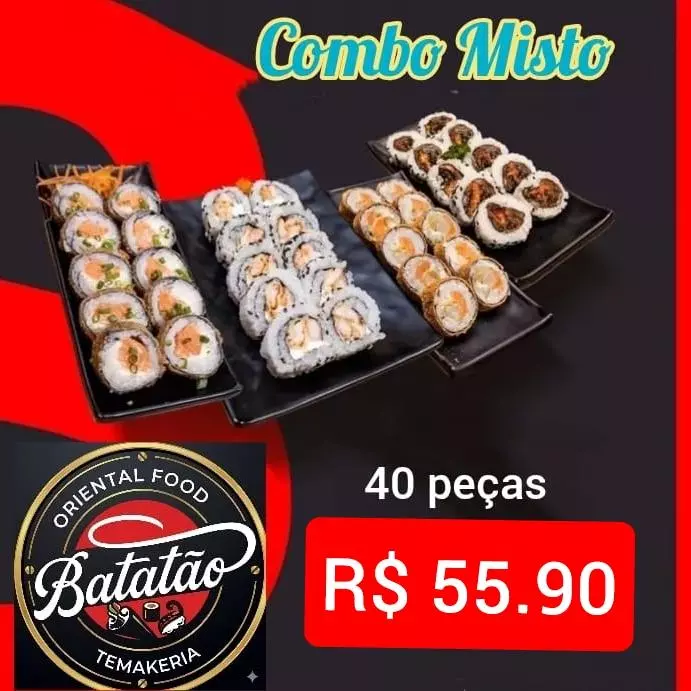 Combo Misto 40 peças