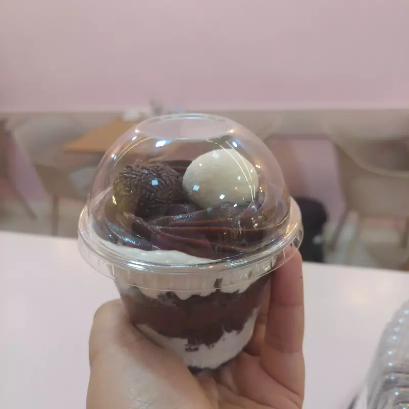 Verrine P ninho com chocolate