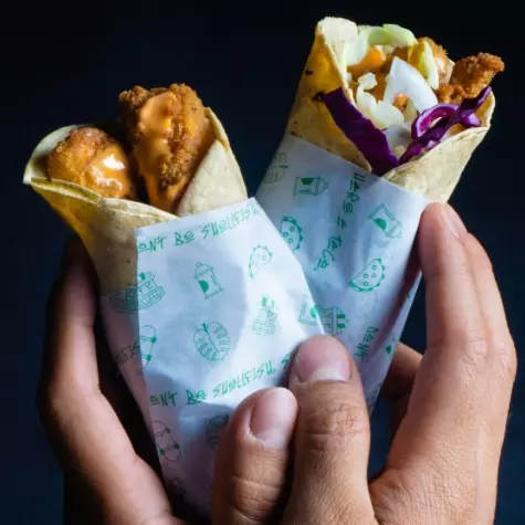 2 Tacos de pescado capeado