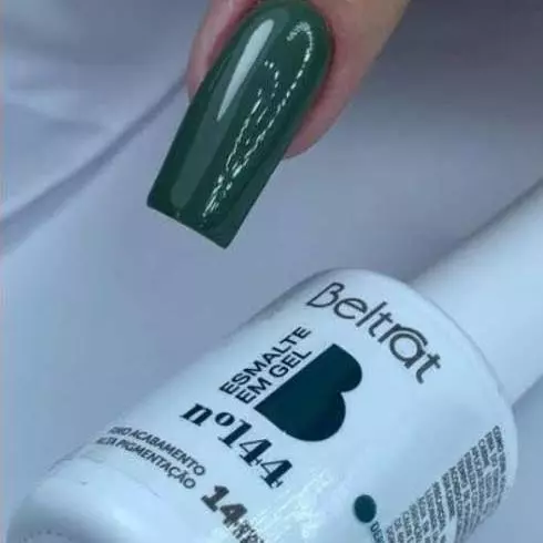 Esmalte Gel Beltrat N•144 Verde Oliva