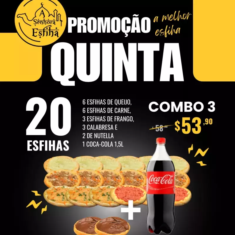 PROMOÇÃO COMBO 3