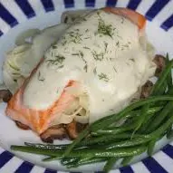 salmon con bechamel 250 gramos