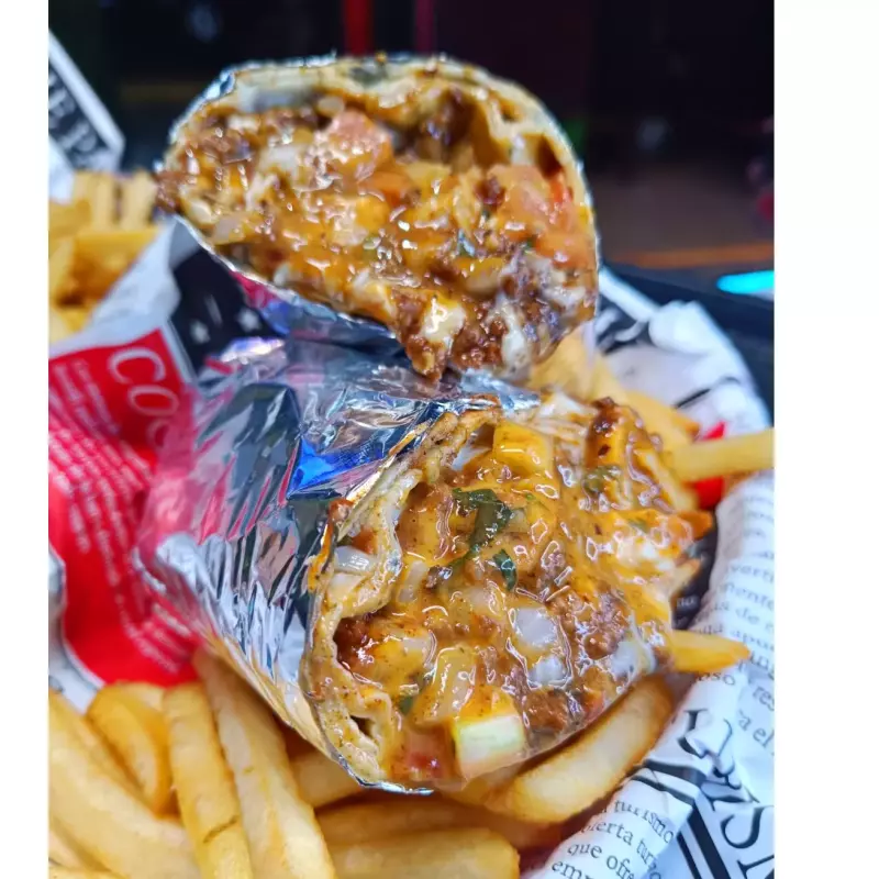 Mix Time Burrito + papas fritas