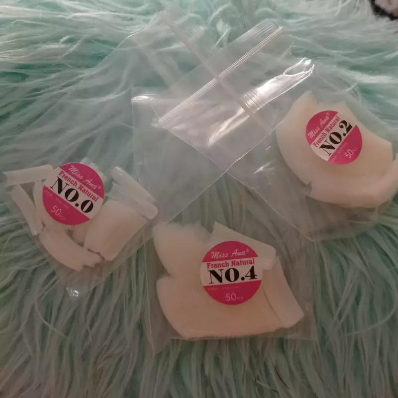 Uñas sueltas naturales(Pqte 50 uñas)