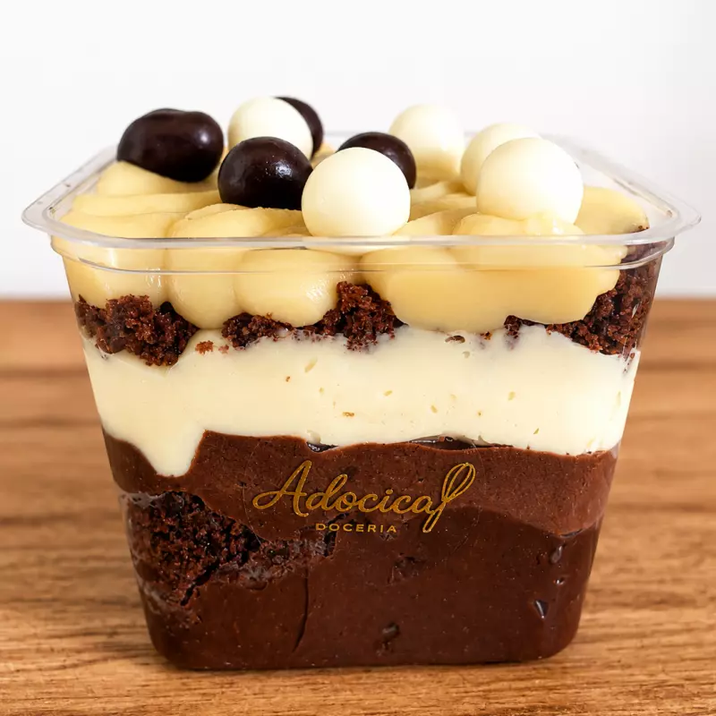 Bolo gelado no pote - DUO