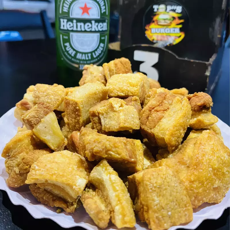 Porção de torresmo