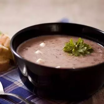 Sopa Feijão com Macarrão, Bacon 500g.