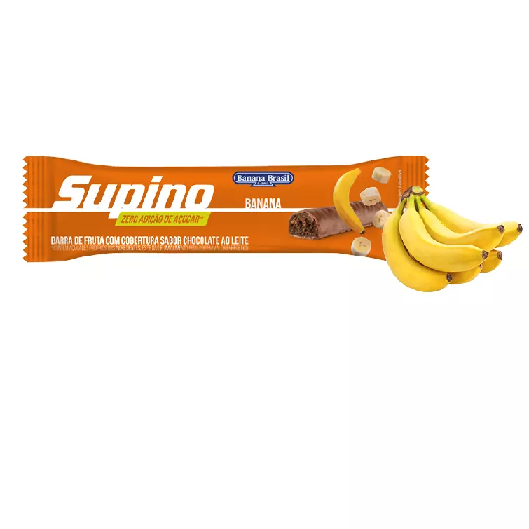 Barra Banana c/Cobertura Chocolate ao Leite