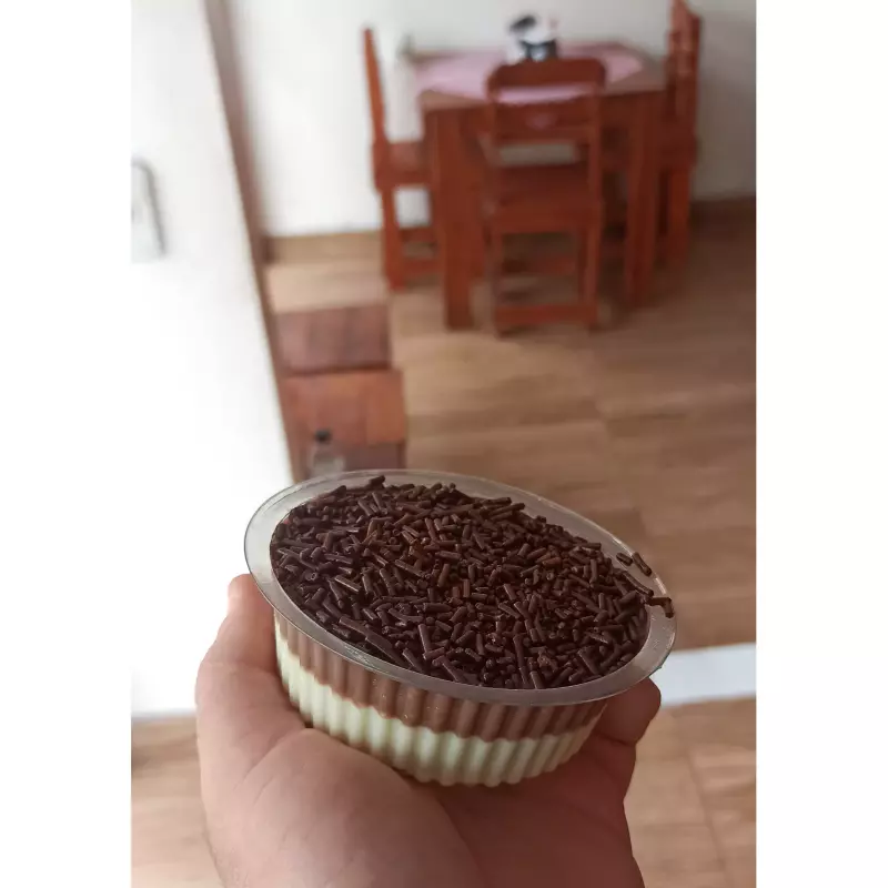 Mousse de limão com granulado