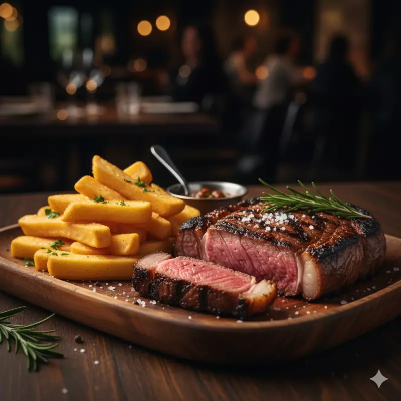 Bife Ancho C/Batata Frita