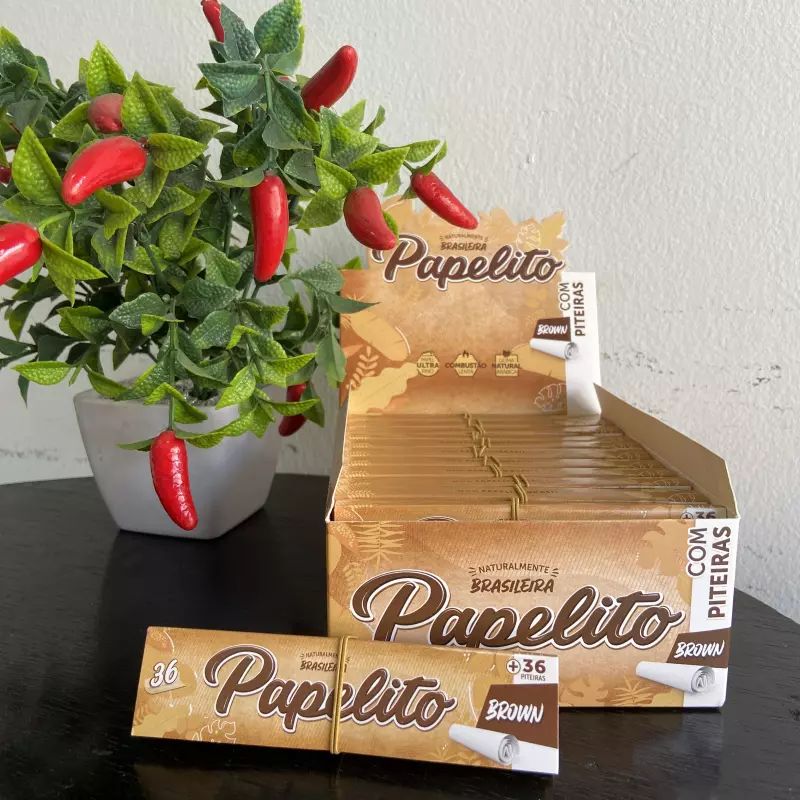 Pack Seda + Piteira Papelito Brown