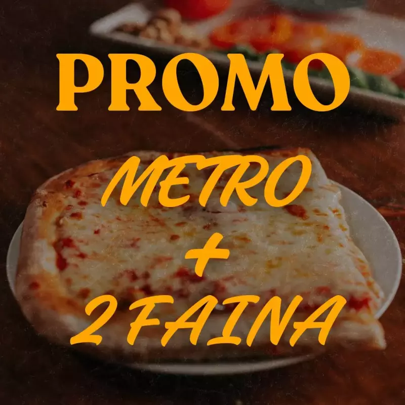 METRO de muzza + 2 faina