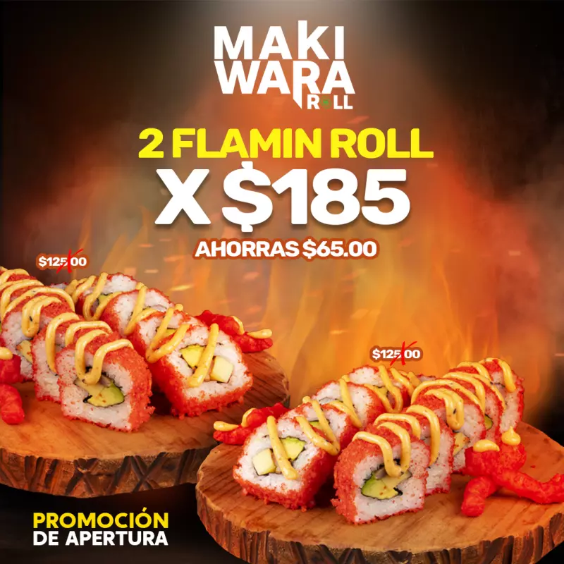 2 Flamin Roll x $185