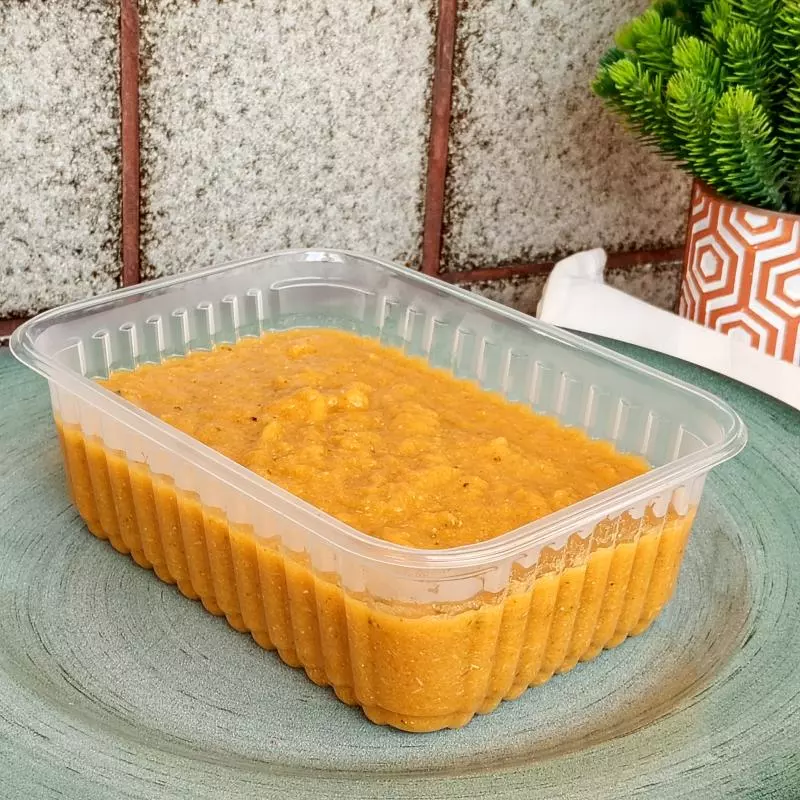 Sopa cremosa de legumes c frango