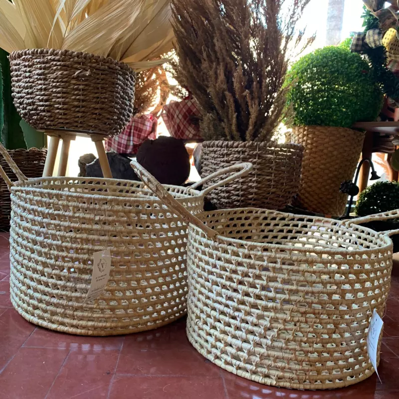 Cestarias de Palha de arroz