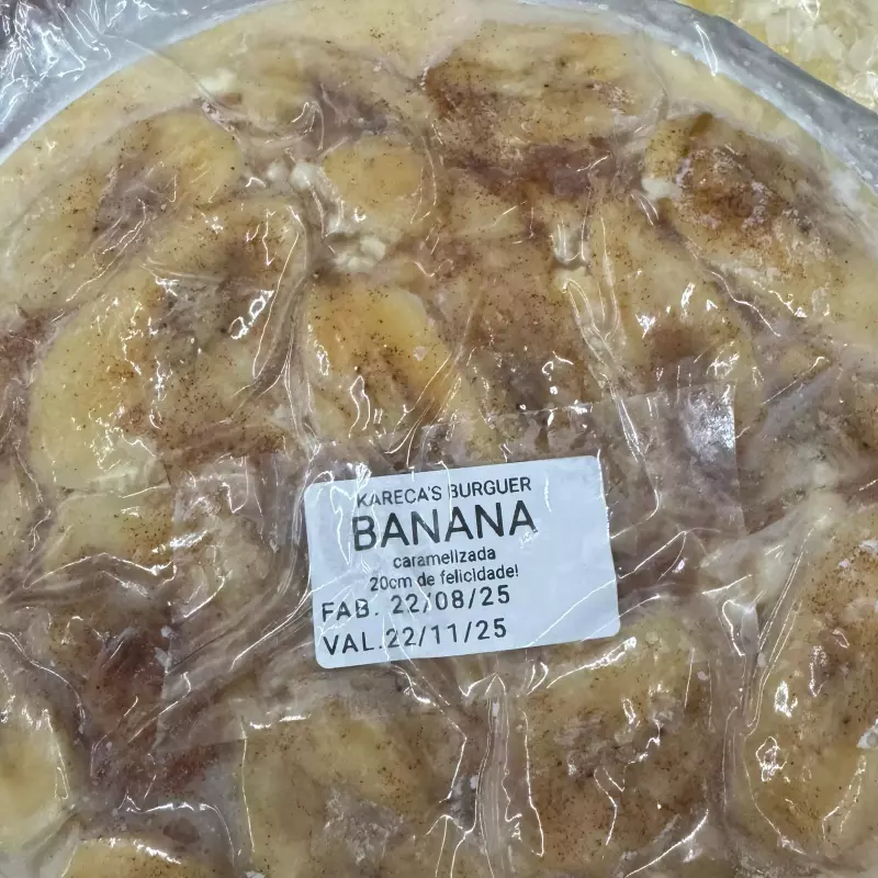 Pizza de Banana com Canela 20cm