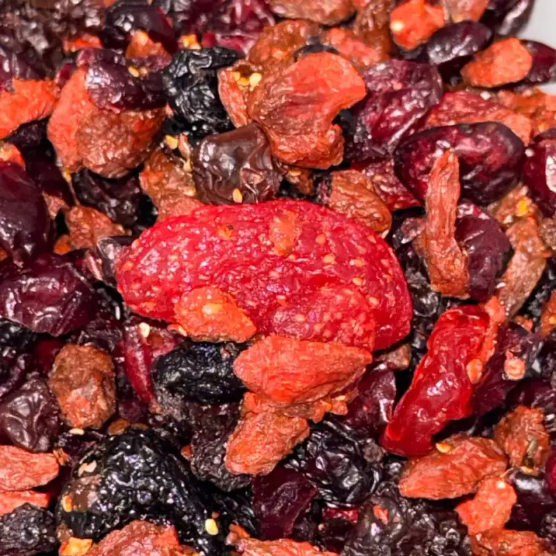 MIX DE FRUTAS VERMELHAS DESIDRATADAS