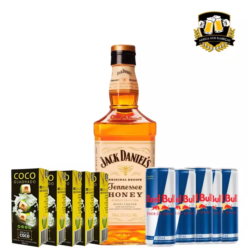 Jack Daniel's Honey 700ml C/Red Bull