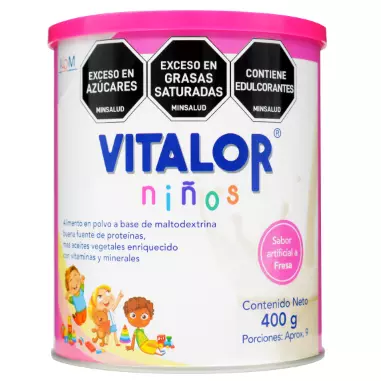 VITALOR NIÑOS FRESA 400 GR